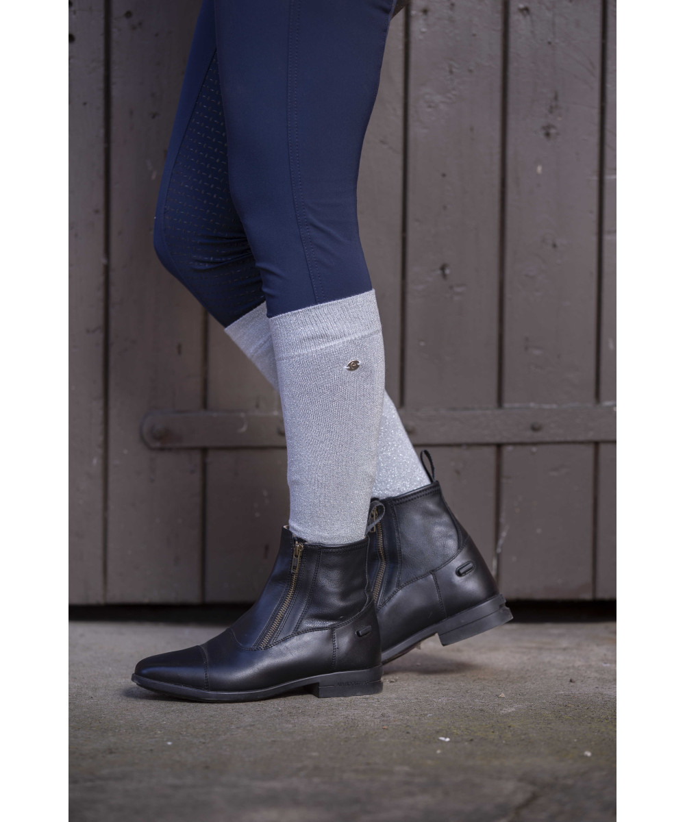 Equitheme - Boots cuir Double Zip