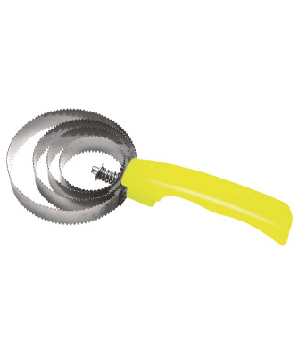 Hippotonic - Etrille métallique ronde fluo pailleté