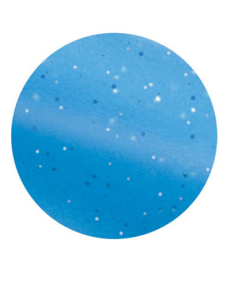 Hippotonic - Etrille métallique ronde fluo pailleté
