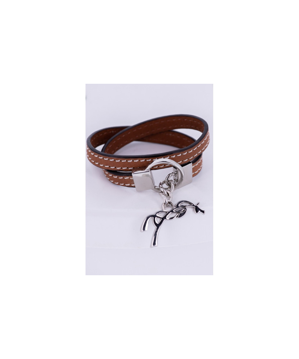 PENELOPE - Bracelet Signature Cognac