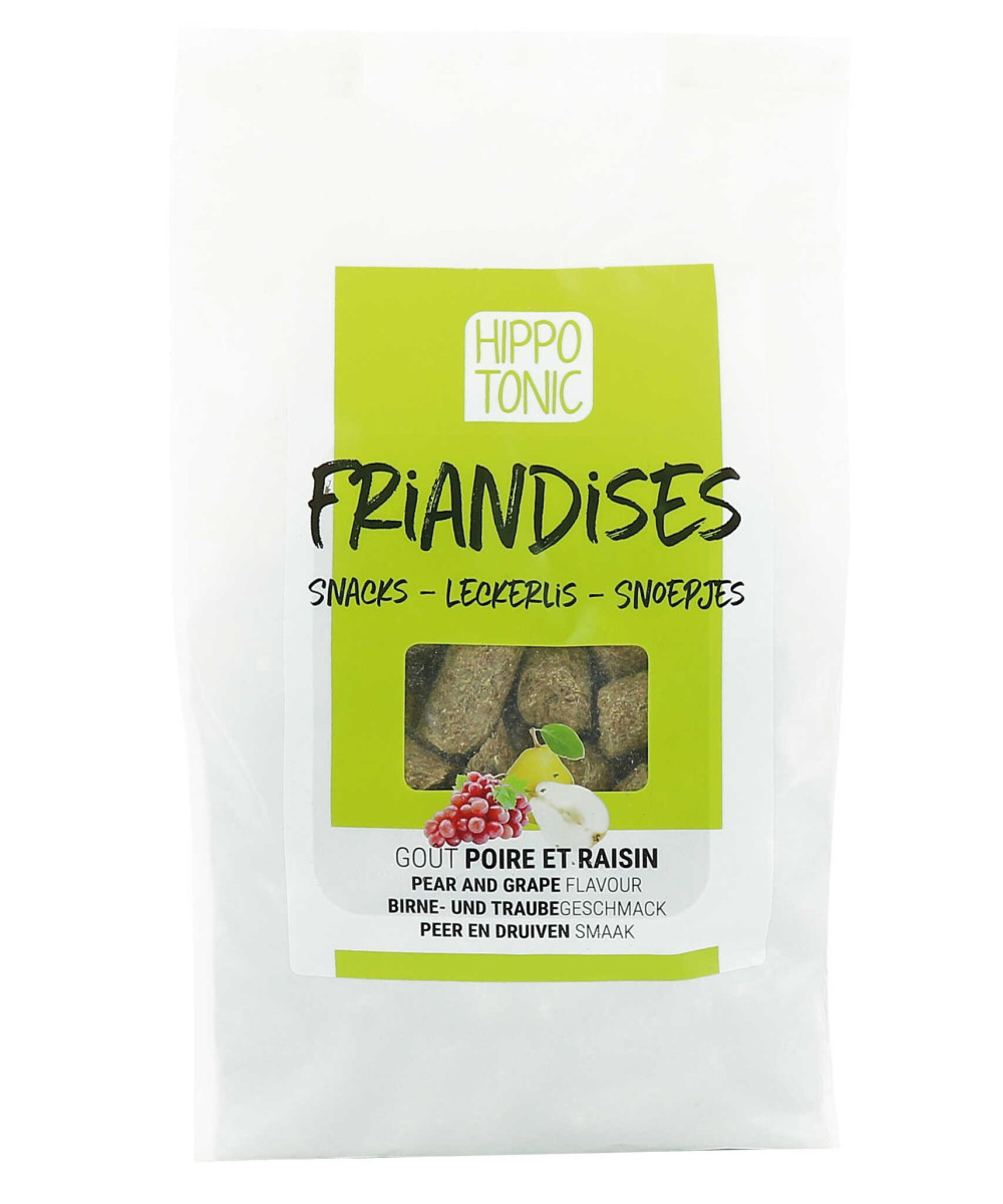 Hippotonic - Friandises pour chevaux goût poire et raisin