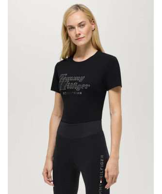 Tommy Equestrian - Tee Shirt Malibu strass