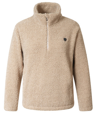 COVALLIERO - Sweat maille teddy